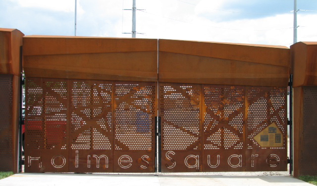 Parks Spotlight: Crosstown Substation Gate at Holmes Square