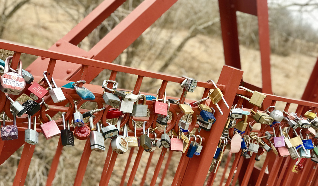 Lock Your Love on the Old Red Bridge