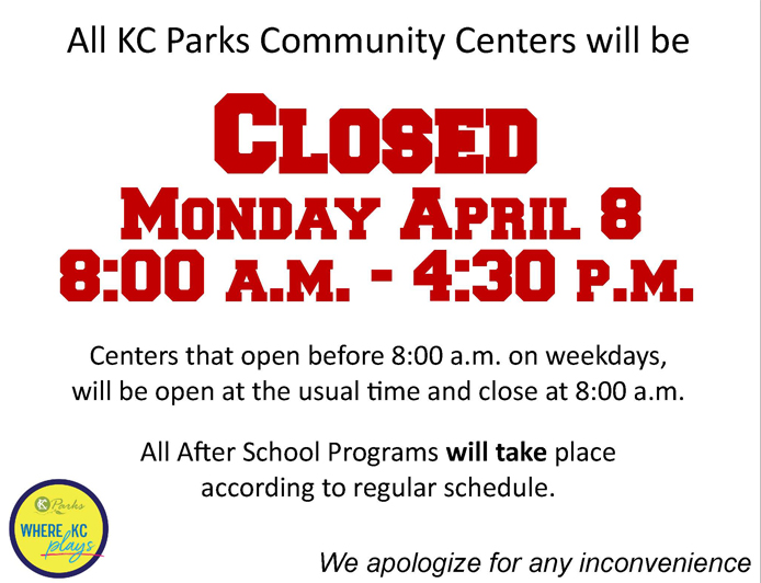 Closed for staff retreat 4-8-19