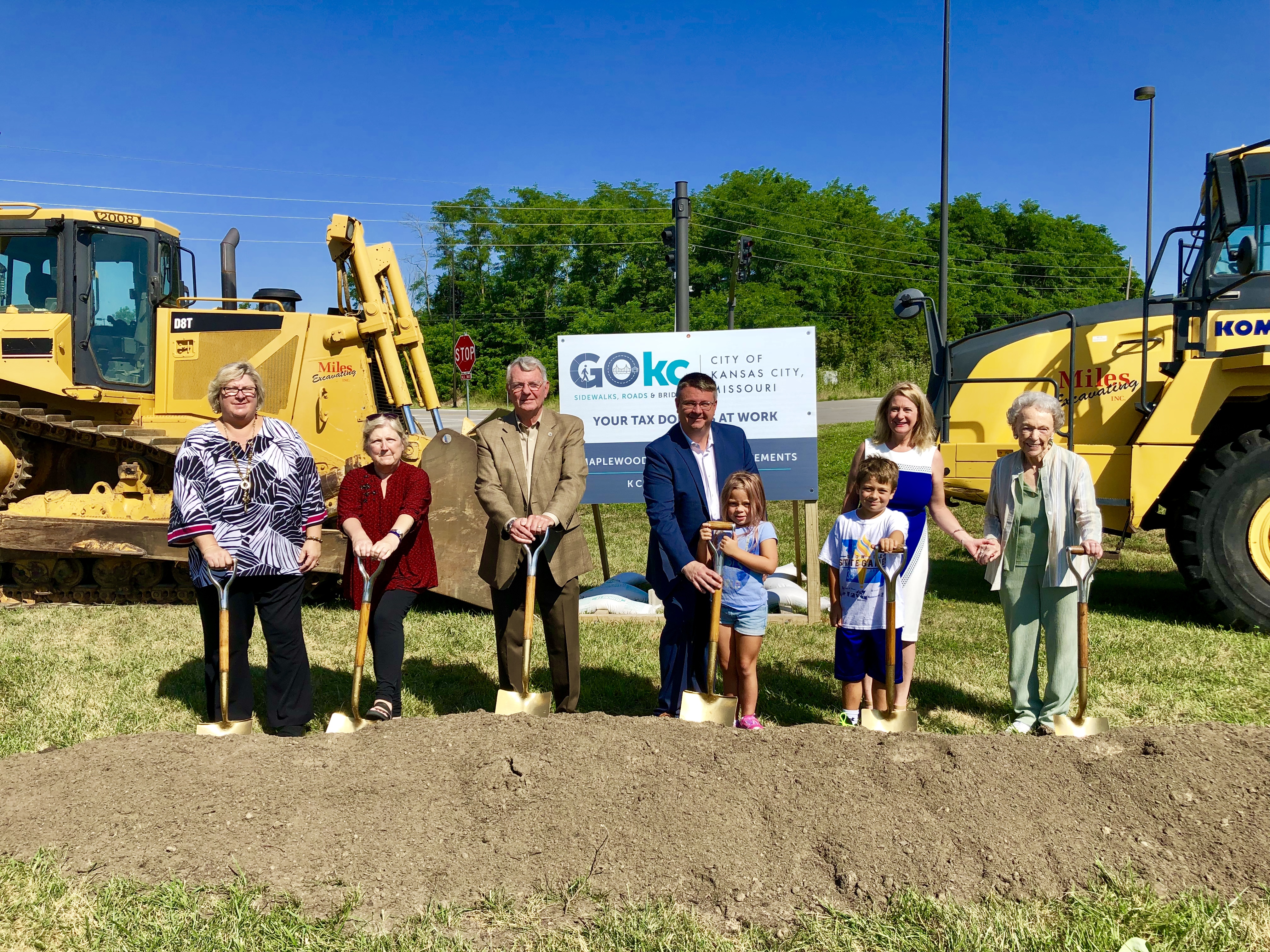 Maplewoods Parkway Project Groundbreaking