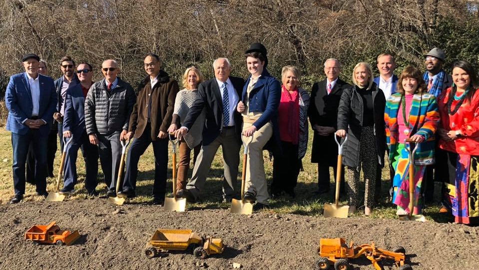 Groundbreaking Held for Chouteau Fountain in the Northland