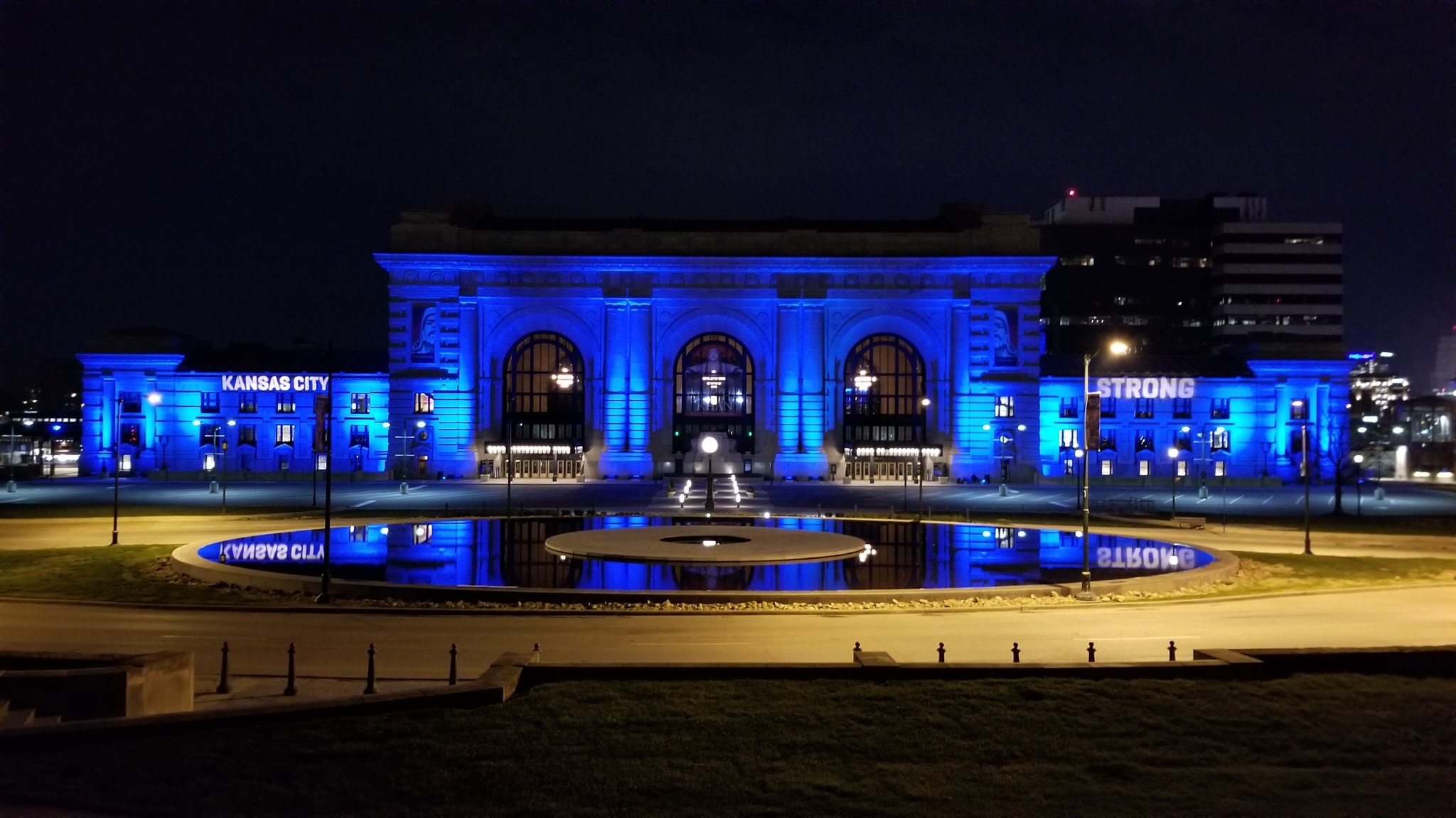 First Fountain of the Season Flows Tonight in Honor of First Responders & Healthcare Community