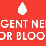 Blood Drive Hosted By Starlight Urgent Need for Blood Flyer