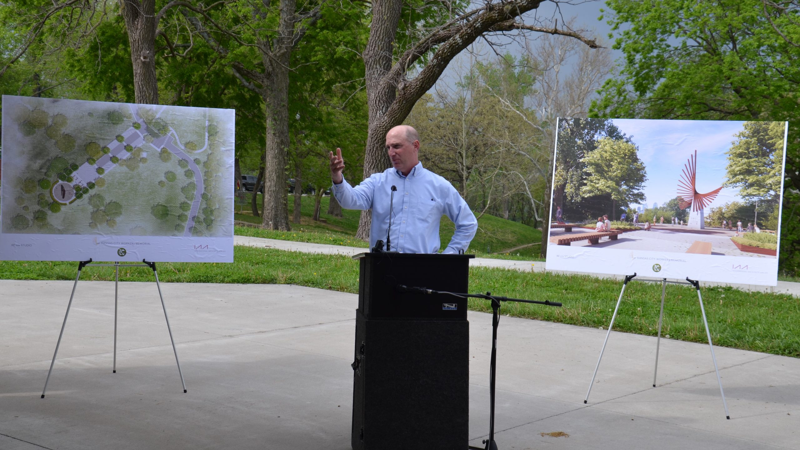 KC Honors National Workers Memorial Day-Unveils Plans for “Rays of Remembrance” Planned at Waterworks Park