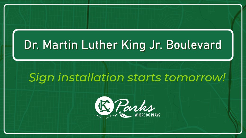 MLK Boulevard Sign Installation This Weekend